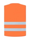 Korntex Warnweste mit Reissverschluss EN 20471, neonorange, S