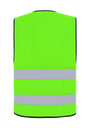 Korntex Funktionsweste mit Reissverschluss, neongrün, XL