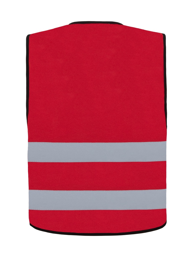 Korntex Funktionsweste mit Reissverschluss, rot, 5XL