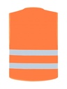 Korntex Warnweste Doppelgrössen EN 20471, neonorange, 5XL/6XL