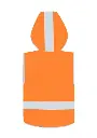 Korntex Kinder Warnweste mit Kapuze EN 17353, neonorange, S Korntex Kinder Warnweste mit Kapuze EN 17353, neonorange, S