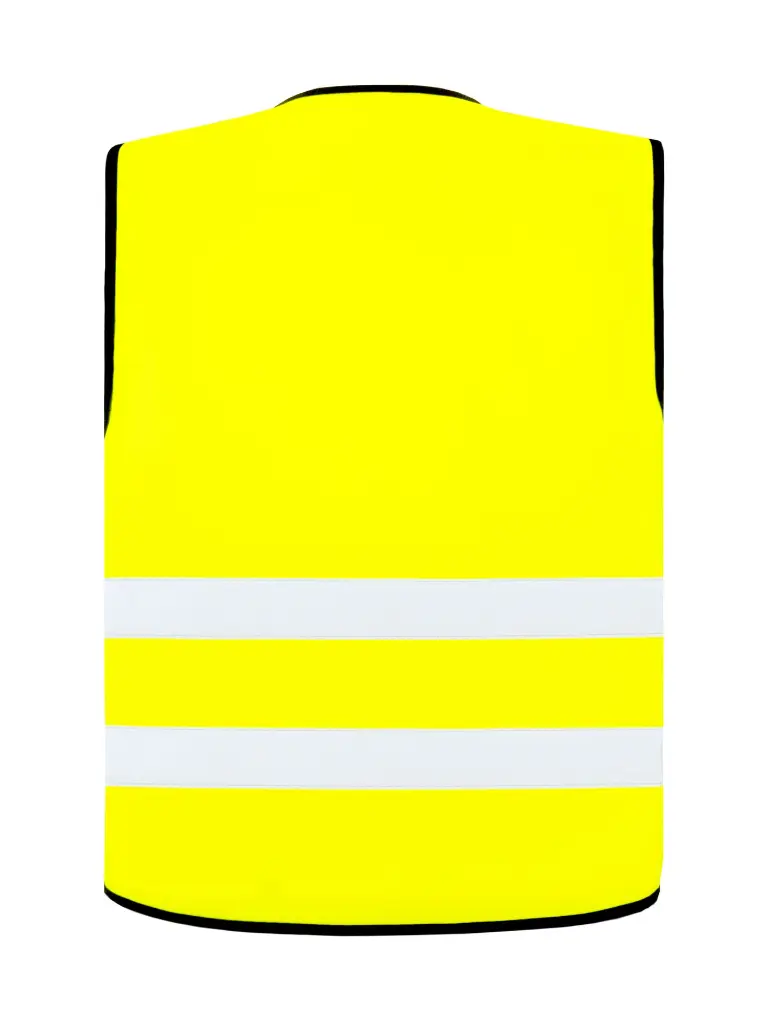 Korntex Warnweste CF mit schwarzem Saum EN 20471, neongelb, S/M Korntex Warnweste CF mit schwarzem Saum EN 20471, neongelb, S/M