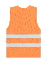 Korntex Mesh CF Warnweste mit Reissverschluss EN 20471, neonorange, L/XL Korntex Mesh CF Warnweste mit Reissverschluss EN 20471, neonorange, L/XL