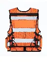 Korntex taktische Mesh Einsatzweste, neonorange, M/XL Korntex taktische Mesh Einsatzweste, neonorange, M/XL