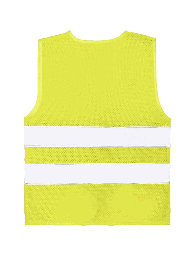 Korntex Kinder Mesh Warnweste, neongelb, XXS