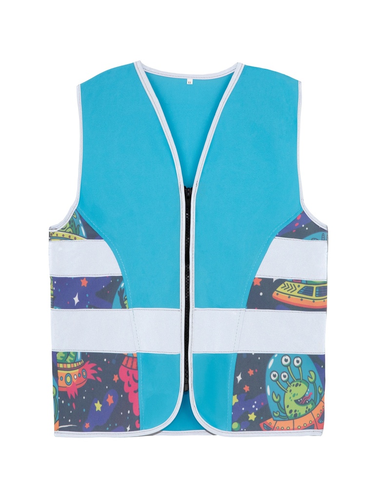 Korntex Kinder Funktionsweste Weltraum, blau, XXS