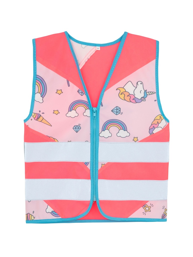 Korntex Kinder Funktionsweste Fantasie, neonpink, XXS