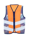 Korntex Kinder Warnweste Sport, neonorange, XXS