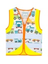 Korntex Kinder Funktionsweste Fahrzeuge, neongelb, XXS, Baufahrzeug
