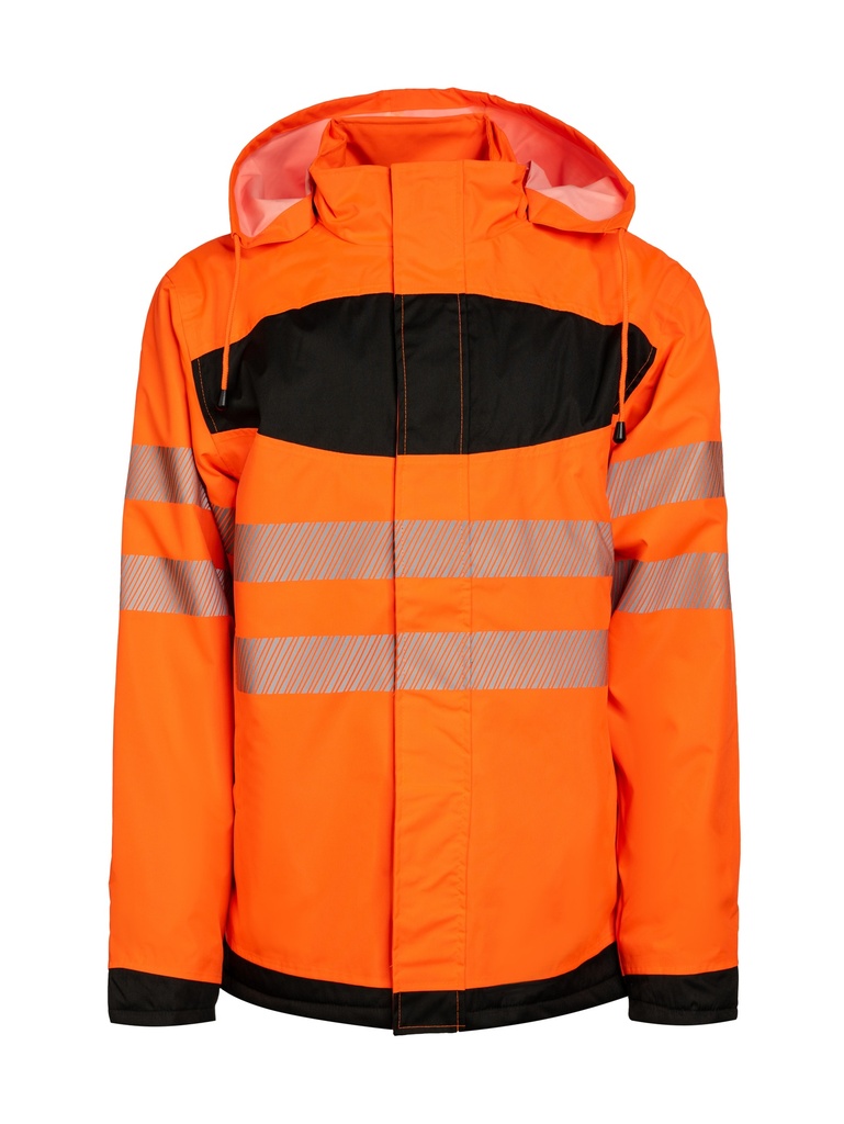 Korntex EOS Hi-Vis Parka EN 20471, schwarz/neonorange, XXL