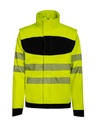 Korntex EOS Hi-Vis Softshell Jacke EN 20471, schwarz/neongelb, S