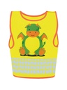 Korntex Kinder Warnweste Tierwelt, XXS, Drache