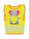 Korntex Kinder Warnweste Tierwelt, XS, Elefant