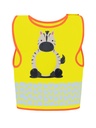 Korntex Kinder Warnweste Tierwelt, XS, Zebra