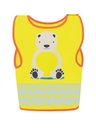 Korntex Kinder Warnweste Tierwelt, XS, Eisbär