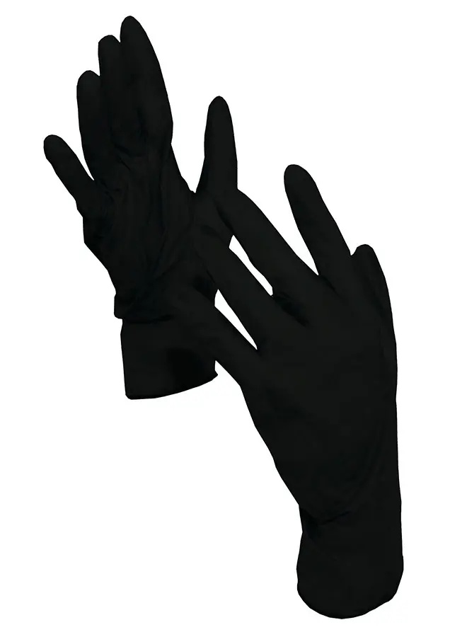 Korntex Einweghandschuhe Nitril, schwarz, S