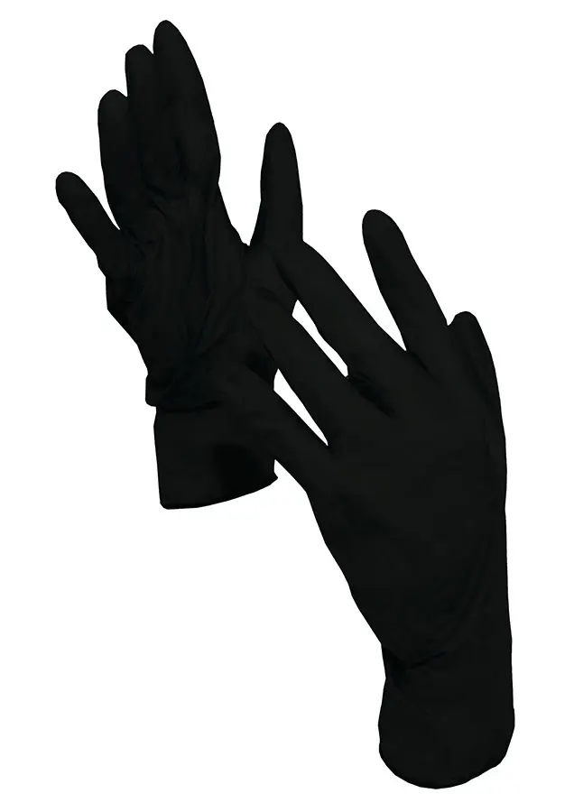 Korntex Einweghandschuhe Nitril, schwarz, S