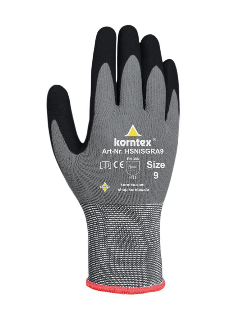 Korntex Nitrilschaum Handschuhe EN 21420, Gr.6