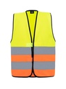 Korntex Kinder Warnweste, neongelb/neonorange, XS