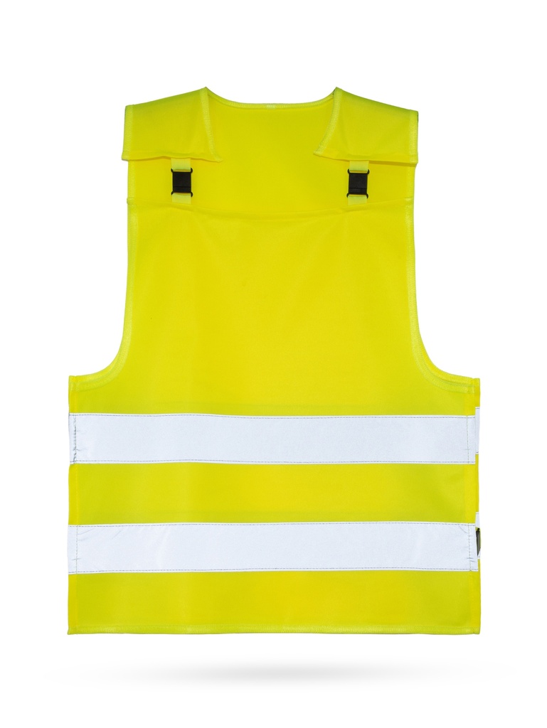 Korntex Kinder Warnponcho Anti-Strangulation, neongelb, XXS
