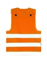 Korntex Kinder Warnponcho Anti-Strangulation, neonorange, XS