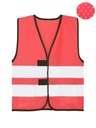 Korntex Kinder Mesh Funktionsweste, neonpink, XXS