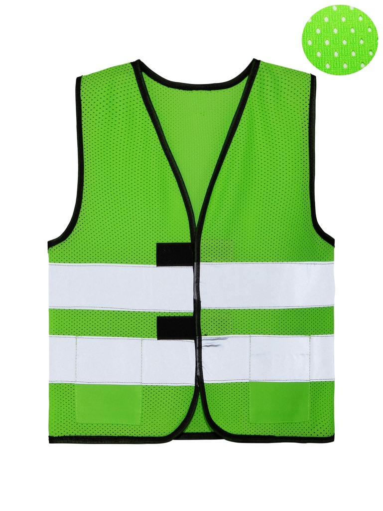 Korntex Kinder Mesh Funktionsweste, neongrün, S