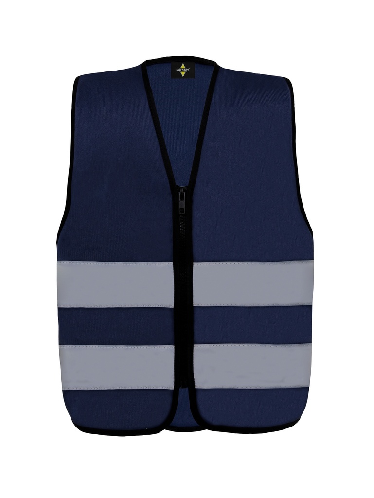Korntex Kinder Funktionsweste mit Reissverschluss, navyblau, XXS
