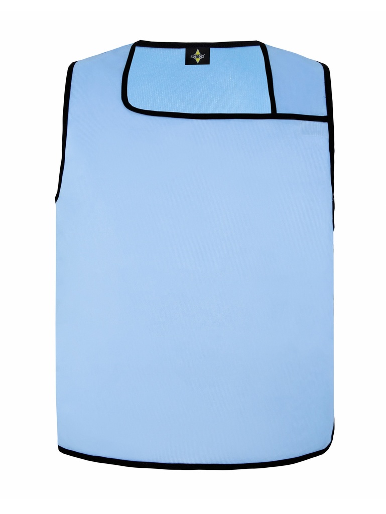 Korntex asymmetrische Kennzeichnungsweste, hellblau, XXL/3XL