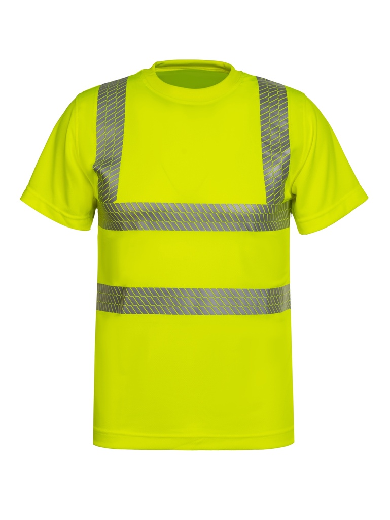Korntex Hi-Vis T-Shirt Broken Reflex EN 20471, neongelb, S