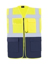 Korntex Multifunktionsweste CF, neongelb/navyblau, XL