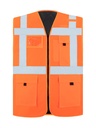 Korntex Multifunktionswarnweste CF gefütterte EN 20471, neonorange, S