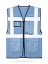 Korntex Mesh Multifunktionsweste, hellblau, M