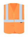 Korntex Warnweste mit drei Reflexstreifen EN 20471, neonorange, XXL