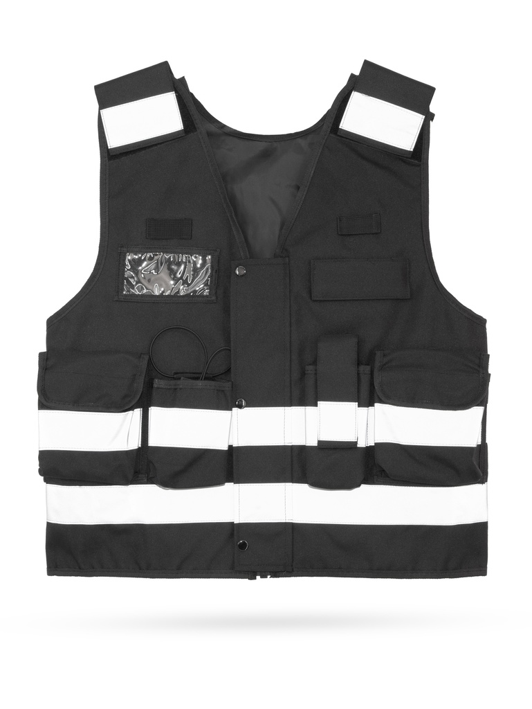 Korntex taktische Einsatzweste Premium EN 17353, schwarz, M/XL