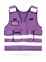Korntex taktische Einsatzweste Premium EN 17353, violett, XXL/4XL