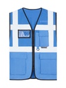 Korntex Hybrid Mesh Multifunktionsweste , blau, 5XL
