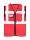 Korntex Hybrid Mesh Multifunktionsweste , rot, S