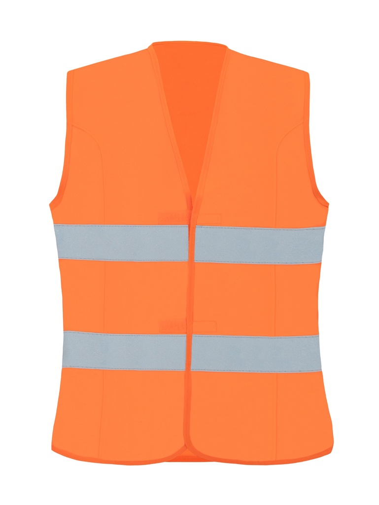 Korntex Frauen Warnweste EN 20471, neonorange, XXL