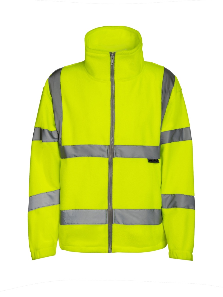 Korntex Hi-Vis Fleecejacke EN 20471, neongelb, S