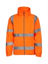 Korntex Hi-Vis Fleecejacke EN 20471, neonorange, XXL