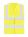 Korntex Warnweste flammenhemmend EN 14116, neongelb, S