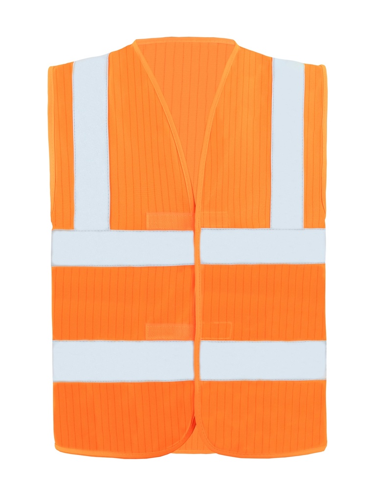 Korntex Warnweste flammenhemmend EN 14116, neonorange, M