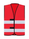 Korntex Funktionsweste, rot, 4XL