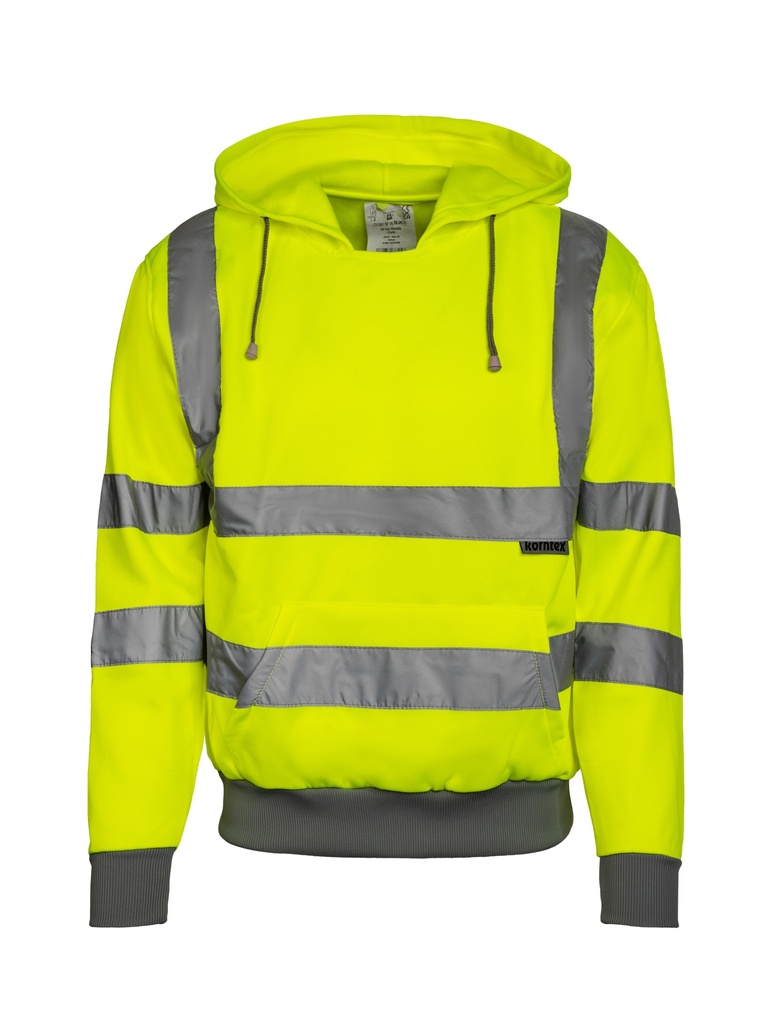Korntex Hi-Vis Hoodie EN 20471, neongelb, S