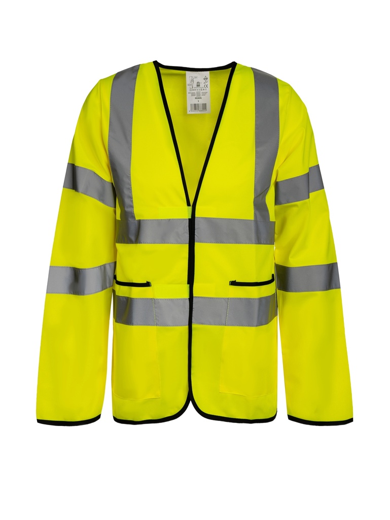 Korntex Hi-Vis leichte Warnjacke EN 20471, neongelb, S