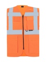 Korntex Multifunktionswarnweste EN 20471, neonorange, M