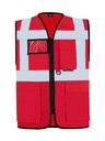 Korntex Multifunktionsweste, rot, 5XL