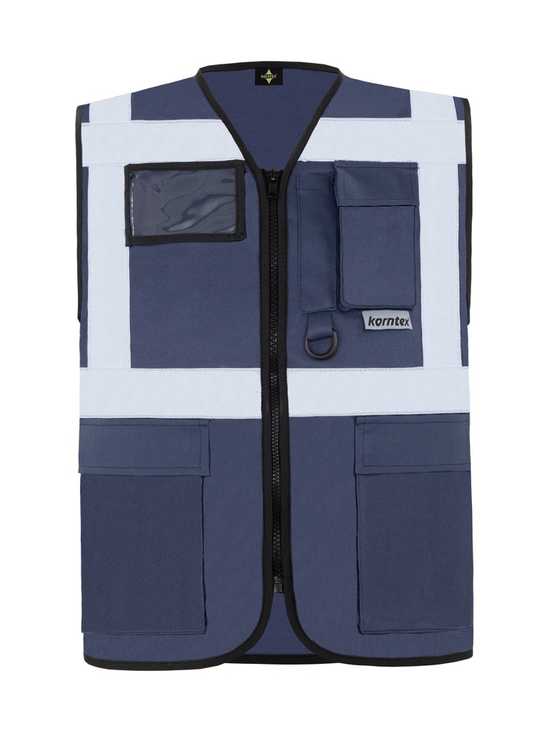 Korntex Multifunktionsweste, navyblau, M