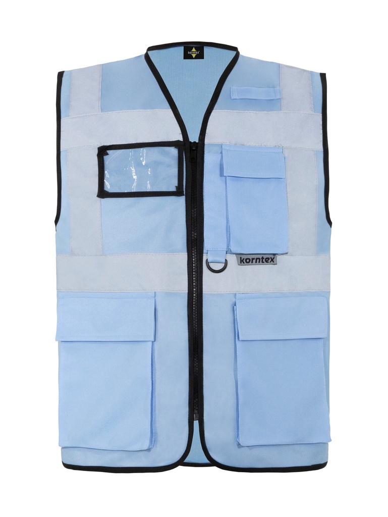 Korntex Multifunktionsweste, hellblau, 3XL